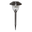 6-Lumen Solar Silver Abby Pathway Light