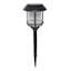 6-Pack 8-Lumen Solar Black Caged Pathway Lights