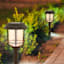 6-Pack 8-Lumen Solar Oil Rubbed Bronze Caged Pathway Lights