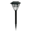 3-Lumen Solar Black Squared Pathway Light