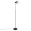 Black & Brass Task Floor Lamp, 65"