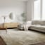 (A489) Gresham Gold Abstract Area Rug, 7x10