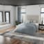 (A490) Laila Ali Cavallo Grey Abstract Area Rug, 7x10