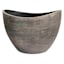Bronze Metal Wave Outdoor Planter, Medium
