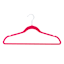 10-Pack Velvet Hanger Set, Fuchsia
