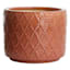 Indoor Blush Reactive Glaze Diamond Planter, Large