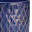 Indoor Blue Reactive Glaze Pedestal Pot, Small