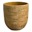 Honeybloom Honey Brown Rush Outdoor Planter, Small