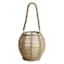 Honeybloom Wood LED Outdoor Lantern, Small