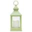 Green LED Outdoor Lantern With Timer, 10"