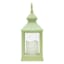 Green LED Outdoor Lantern With Timer, 10"