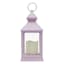 Lilac LED Outdoor Lantern With Timer, 10"