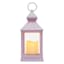 Lilac LED Outdoor Lantern With Timer, 10"