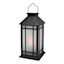 Black Outdoor Solar Lantern, 11"
