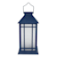 Blue Solar Outdoor Solar Lantern, 11"