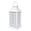 White Outdoor Solar Lantern, 11"