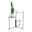 Crosby St. Tiered Bronze Plant Stand, 24.6"