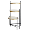 Crosby St. Tiered Bronze Plant Stand, 24.6"