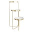 Willow Crossley Marbled Tiered Plant Stand, 30"