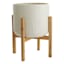 Honeyblooom Metal & Wood Planter Stand, Medium