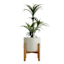 Honeybloom Metal & Wood Planter Stand, Small