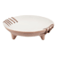 Tracey Boyd White Stitched Ceramic Tray, 5"