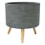 Ty Pennington Clarksville Grey Planter Stand, 9"