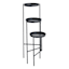 Black Tiered Planter Stand, 26"