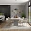 (A517) Crosby St. Tahoe Neutral Grey Textured Abstract Area Rug, 5x7