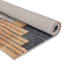 (B874) Crosby St. Dove Navy & Gold Washable Area Rug, 5x7
