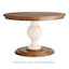 Honeybloom Penelope Wooden Dining Table Top & Base (Pedestal Sold Separately)