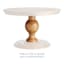 Honeybloom Penelope Dining Table Pedestal (Top & Base Sold Separately)