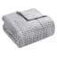 Tiny Dreamers 3-Piece Black & White Gingham Printed Comforter Set, Full/Queen