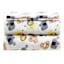 Tiny Dreamers 3-Piece Black & White Gingham Printed Comforter Set, Full/Queen