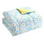 Tiny Dreamers 3-Piece Fairy Garden Blue Daisy Print Comforter Set, Full/Queen