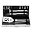 Cuisinart 14-Piece Deluxe Stainless Steel Grill Tool Set