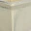 Running White Ceramic Tapered Square Outdoor Planter, Large