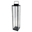 Honeybloom Metal & Glass Lantern, 3.2x14.5