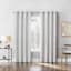Sun Zero White Extreme Blackout Grommet Curtain Panel, 84"