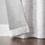 Sun Zero White Extreme Blackout Grommet Curtain Panel, 84"