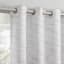 Sun Zero White Extreme Blackout Grommet Curtain Panel, 84"