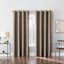 Sun Zero Mocha Extreme Blackout Grommet Curtain Panel, 84"