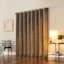 Sun Zero Mocha Extreme Blackout Grommet Curtain Panel, 84"