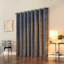 Sun Zero Indigo Extreme Blackout Grommet Curtain Panel, 84"