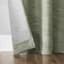 Sun Zero Daris Sage Extreme Blackout Grommet Single Curtain Panel, 84"