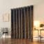 Sun Zero Coal Extreme Blackout Grommet Curtain Panel, 84"
