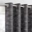 Sun Zero Coal Extreme Blackout Grommet Curtain Panel, 84"