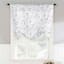 Bethel White & Grey Small Single Curtain Panel, 63"