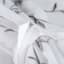 Bethel White & Grey Small Single Curtain Panel, 63"