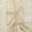 Destin White & Taupe Small Single Curtain Panel, 63"